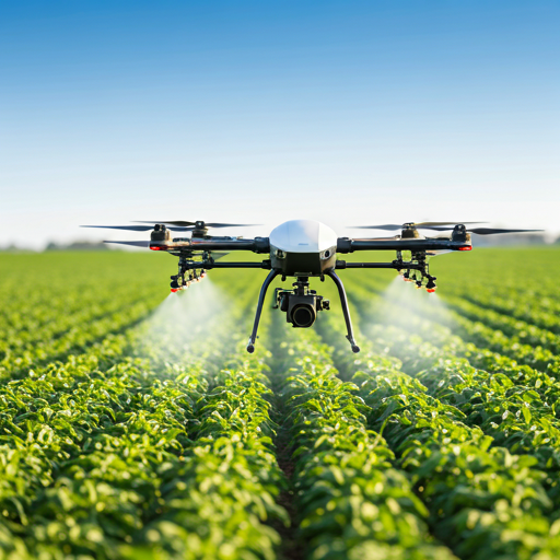 Pulverização com Drones